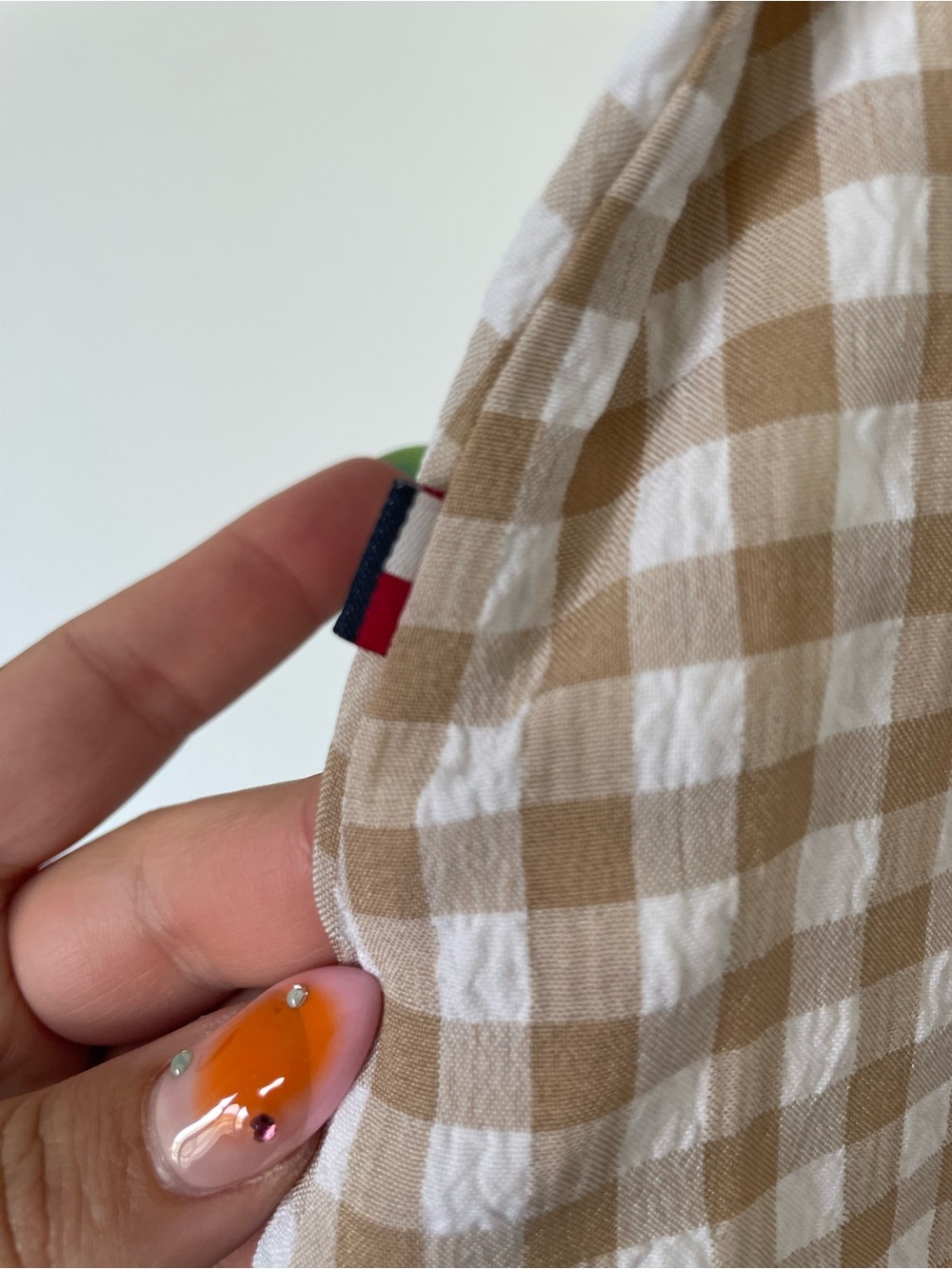 Tommy Hilfiger Gingham Button-Up Maxi Dress - Picture 9 of 13